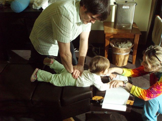 Los Angeles Chiroprasctor--baby adjustment